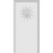 Ekena Millwork Standard Foster Spiral Plinth Block With Beveled Edge, 2 1/2"W x 5"H x 1"P PBP025X050X100FOS13 - alternate 3